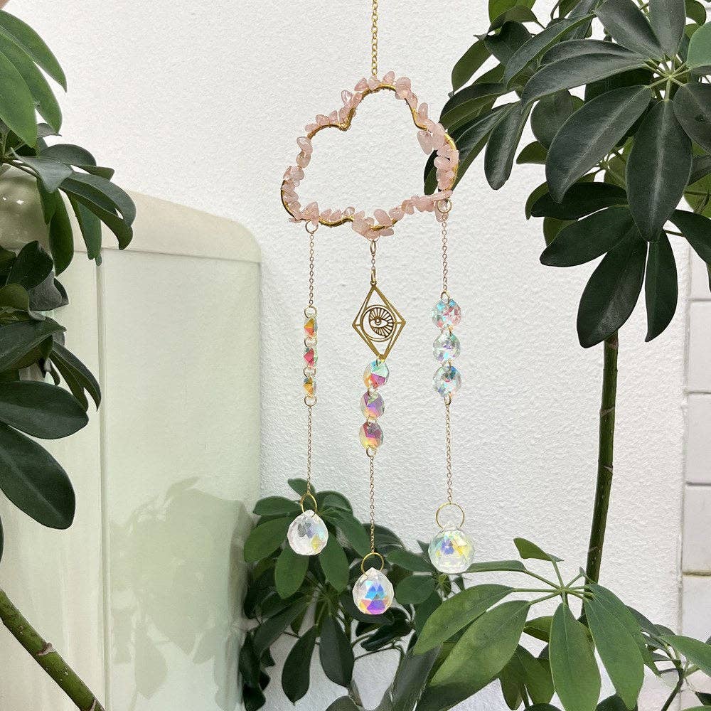 Cloud Stone Cross Crystal Home Hangings DP25A919