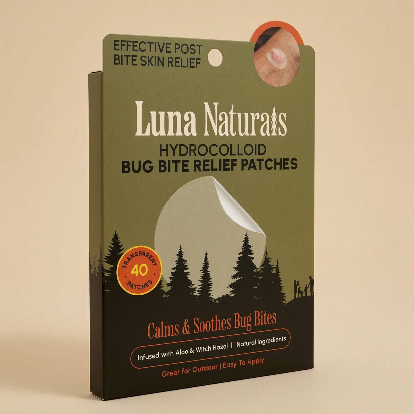 Bug Bite Patches Counter Display | Aloe & Witch Hazel | 12pk