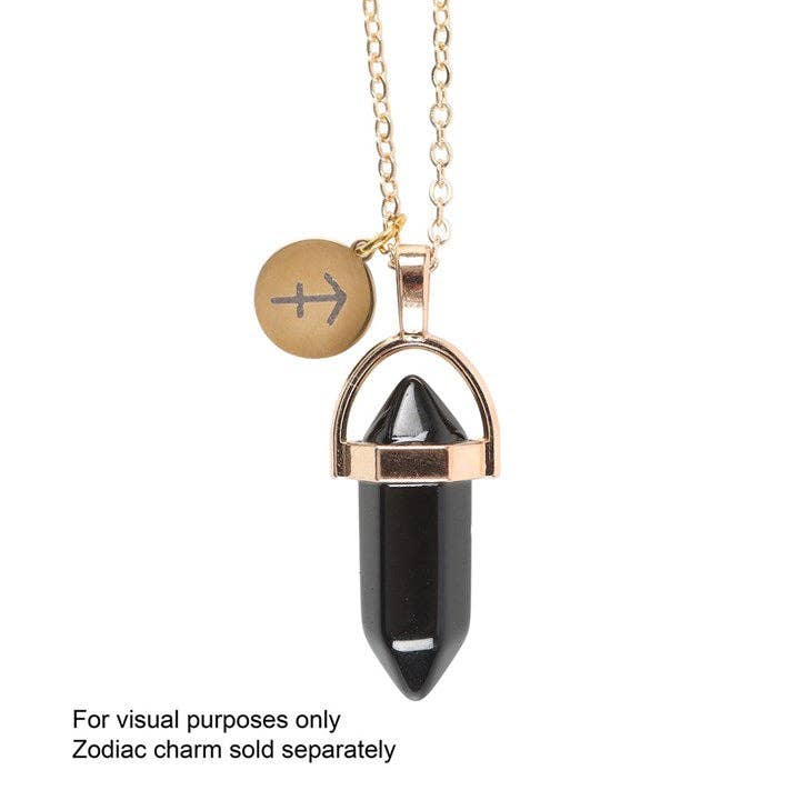 Clear Quartz Crystal Pendant Necklace