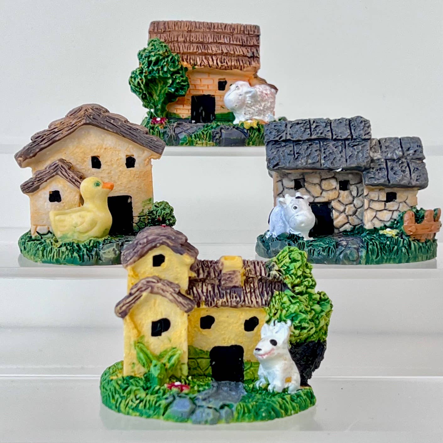 Farm Miniatures House Figurines-4