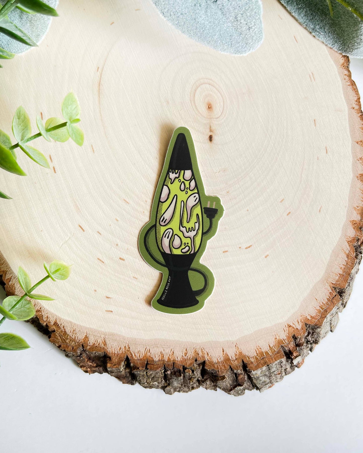 Lava Lamp Halloween Sticker