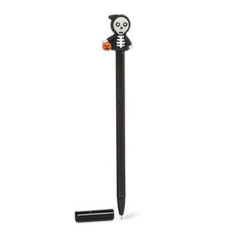Spooky Skeleton Pen-9"H
