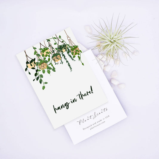 Hang in there greeting card