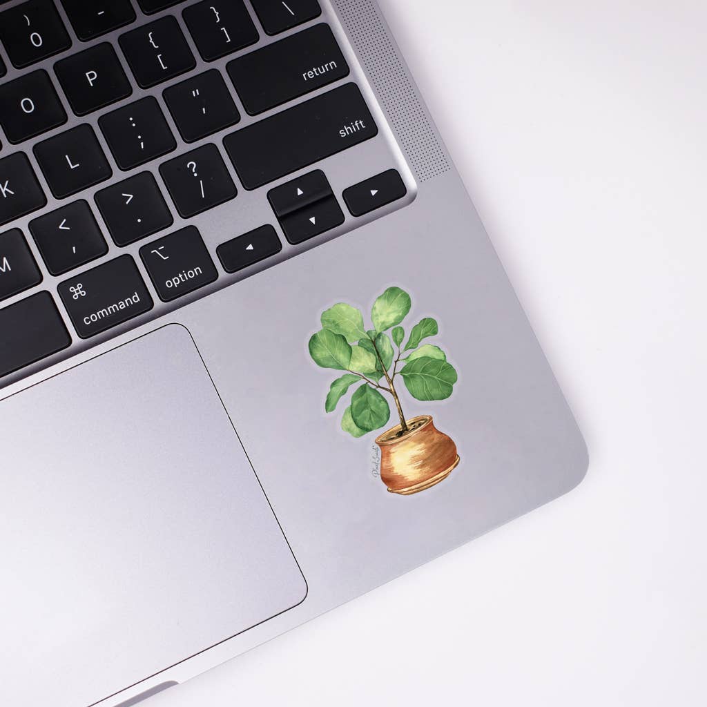 Fiddle Fig Plant Sticker