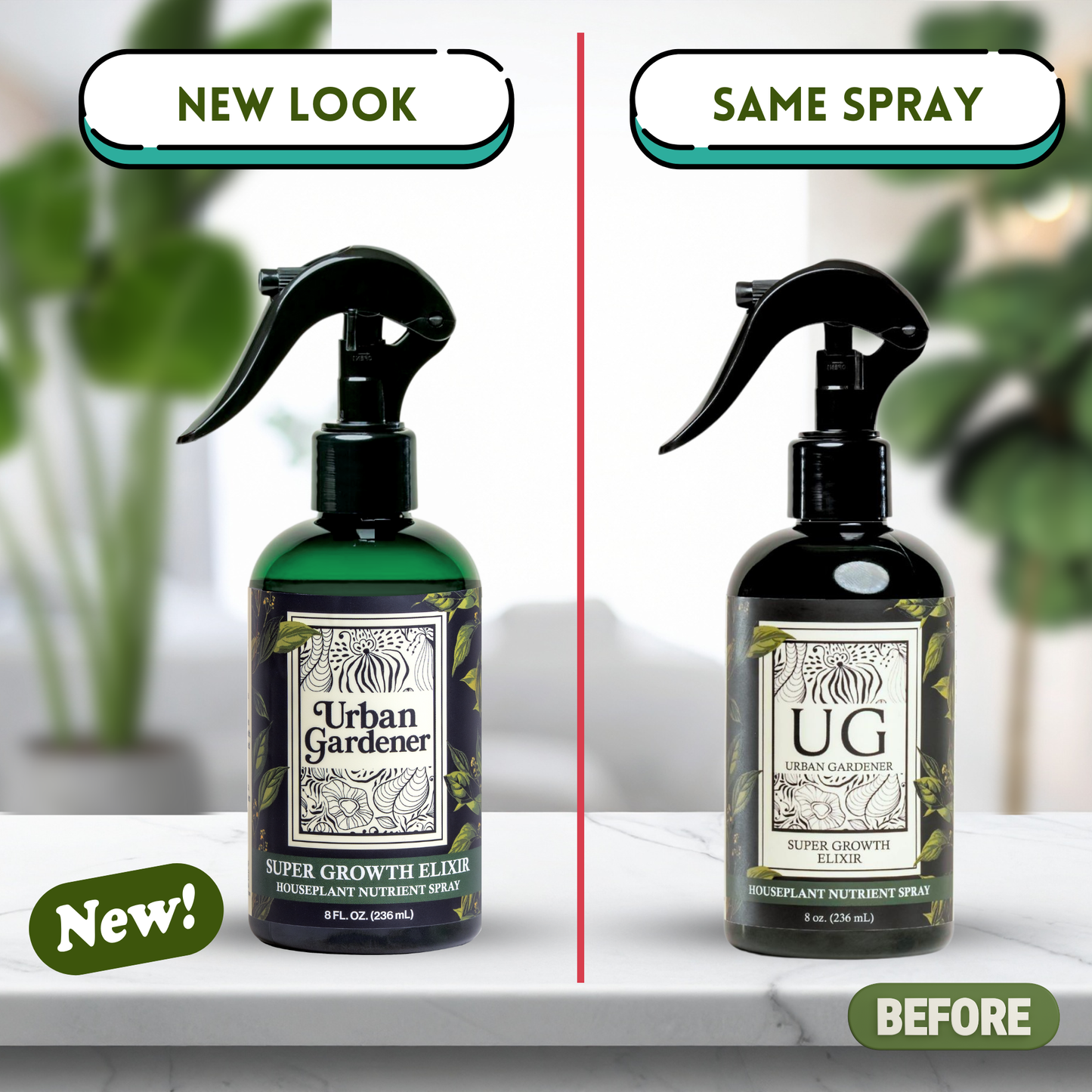 Super Growth Elixir - Natural Houseplant Nutrient Spray