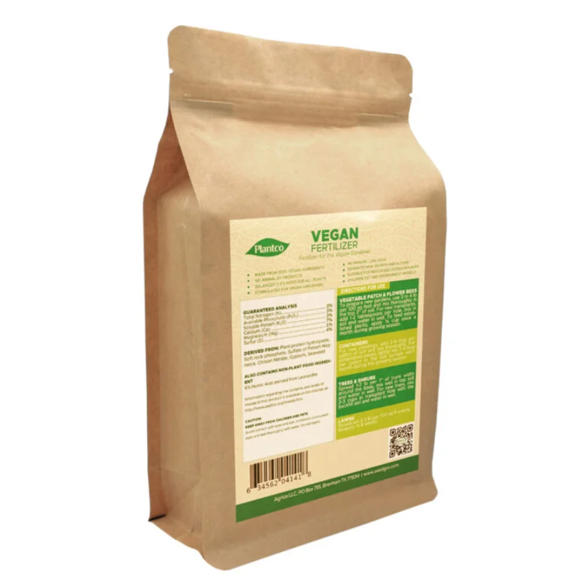 PLANTCO Vegan Fertilizer 3-3-3 (4 lb)