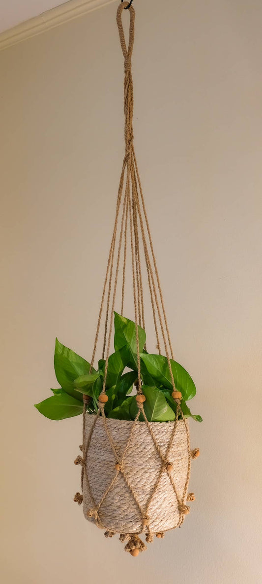 Macrame Jute Plant Hanger (41inch)