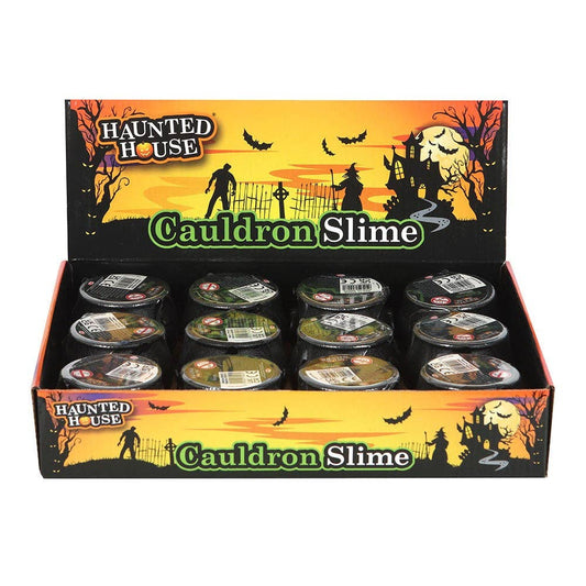 Halloween Cauldron Slime Pot