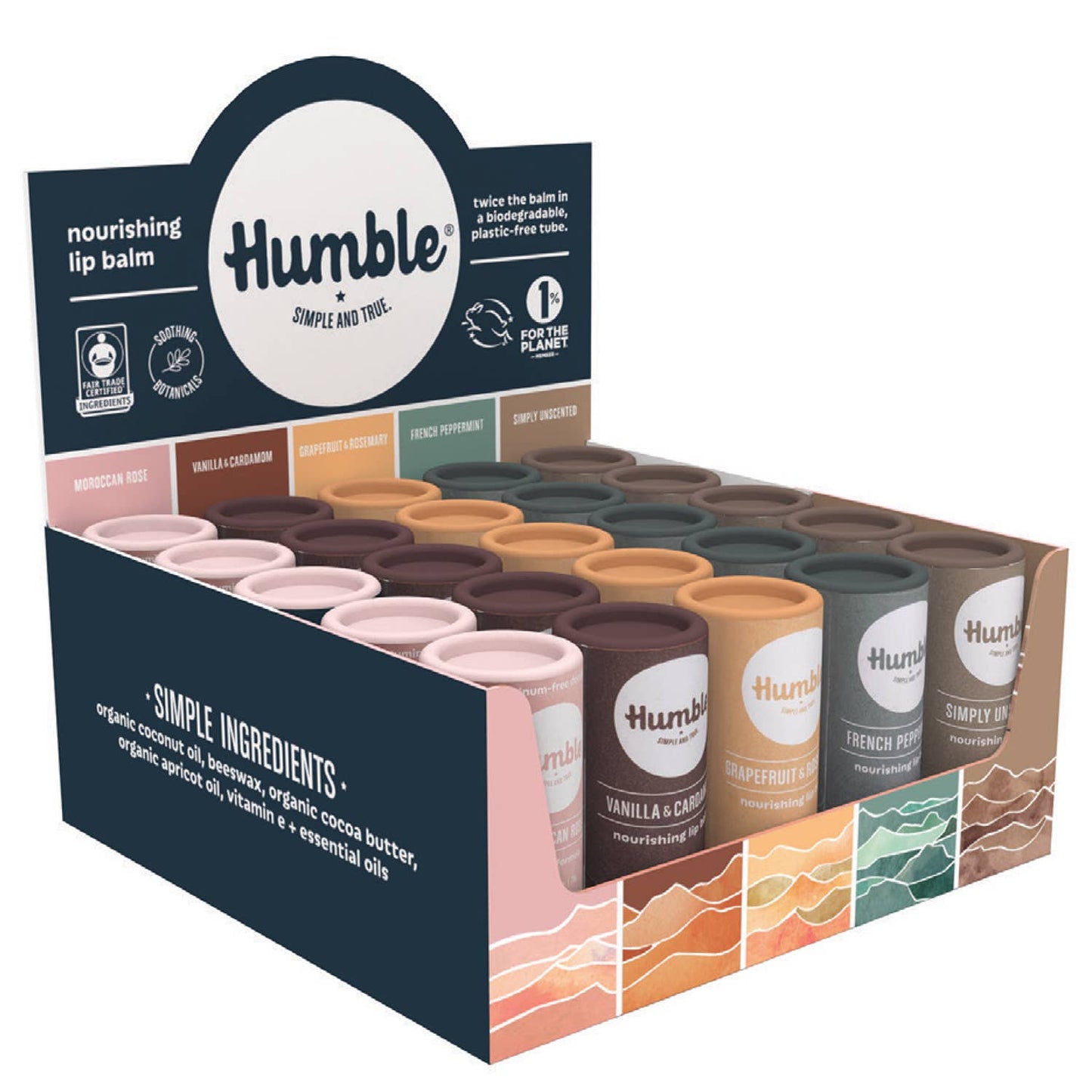 Variety Plastic-Free Lip Balm