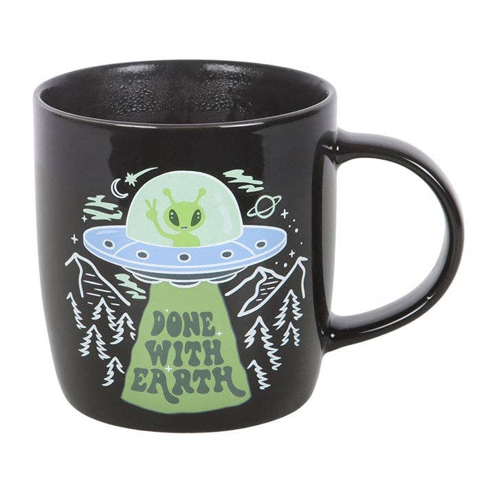 Heat Change Y2K Alien UFO Mug