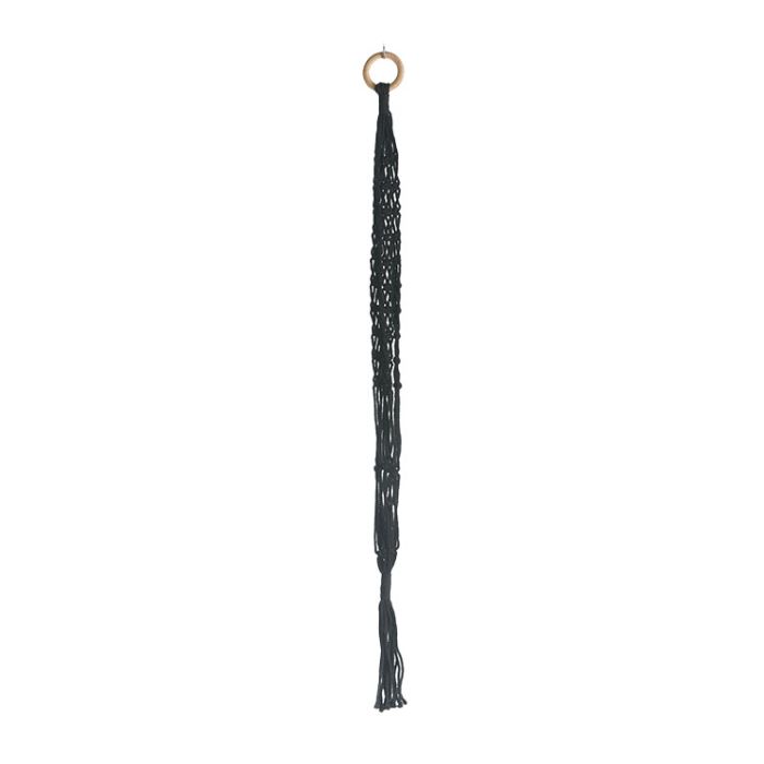 40" Woven Link Hanger- Black