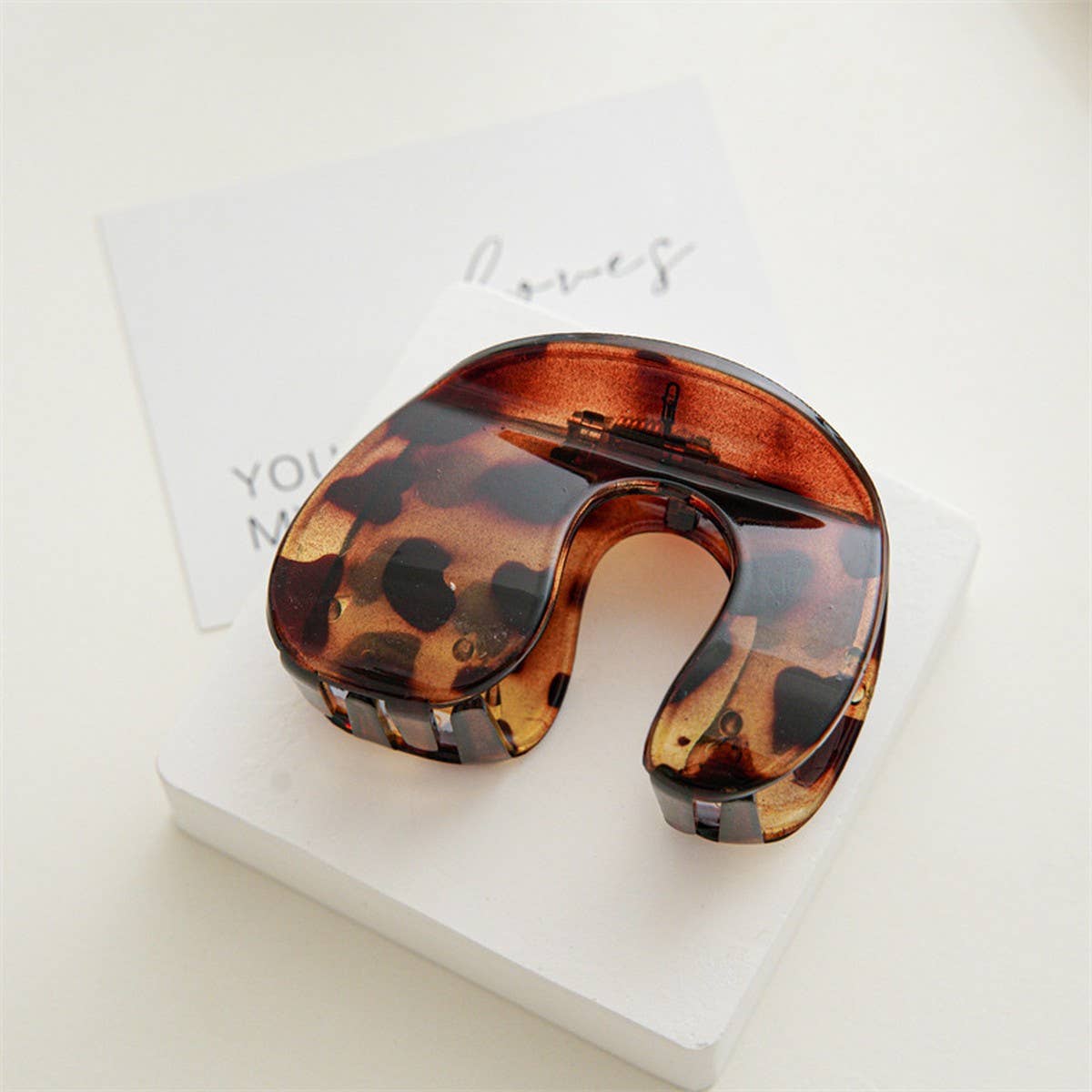 Hair Claw Clip Elegant Minimalist Design_CWAHA1960: Brown / (OS) 1