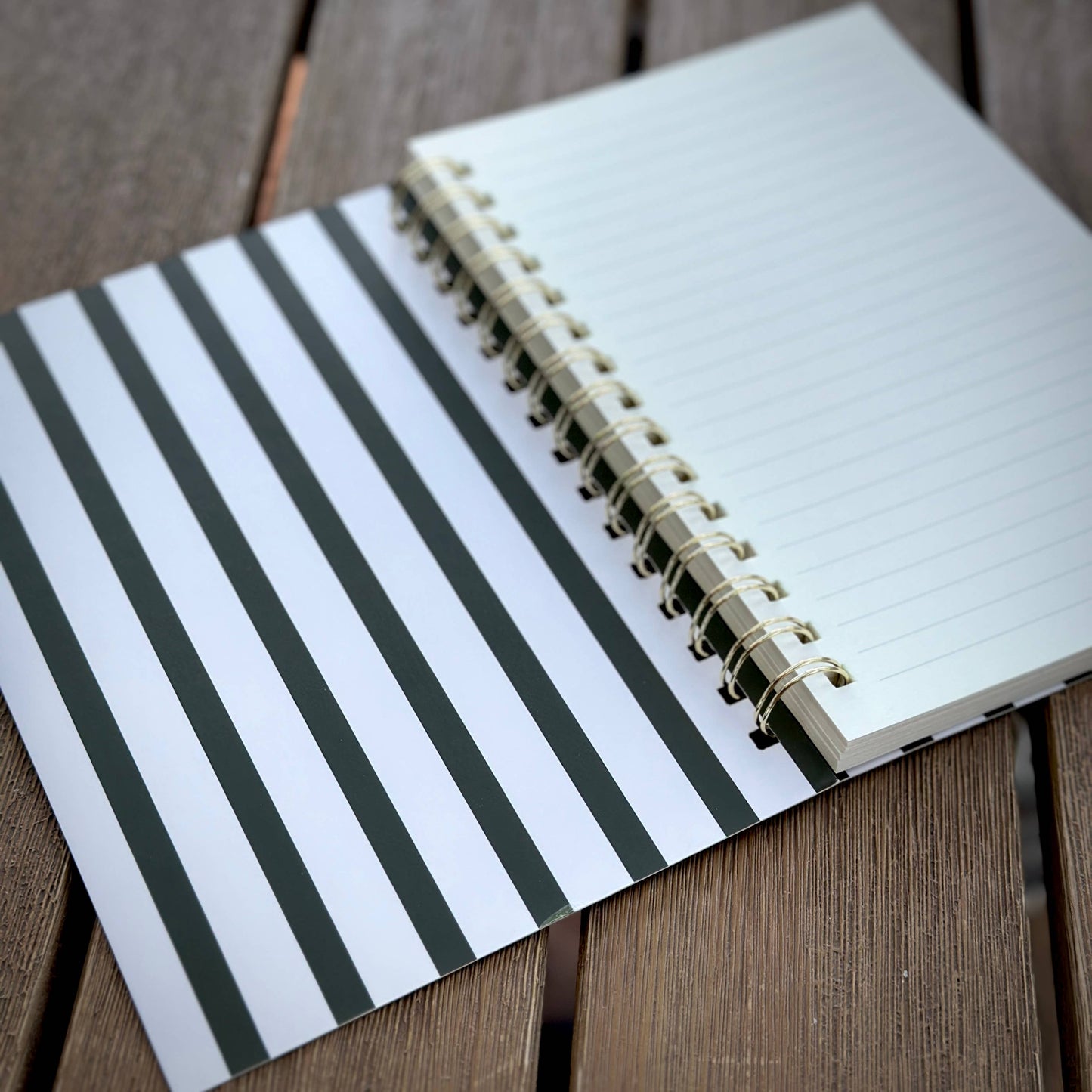Spiral Lined Notebook - Dark House Plants