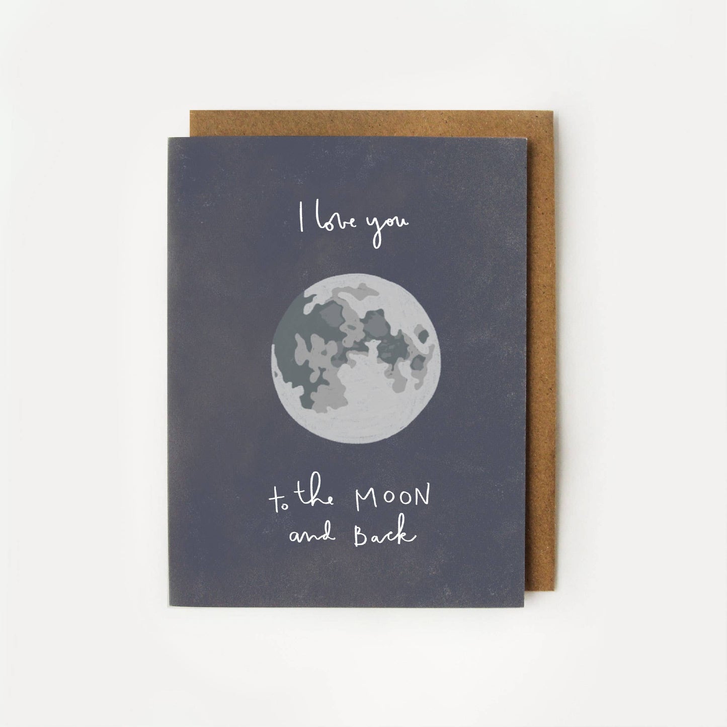 Love You to the Moon and Back Card: Clear Sleeve