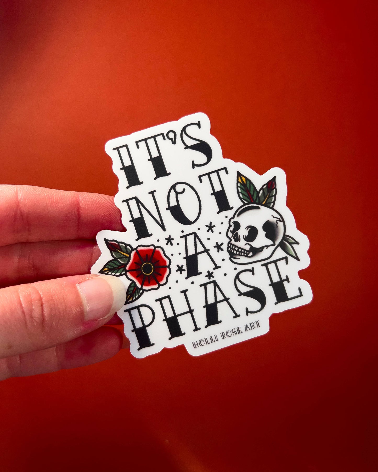 It's Not a Phase, Punk Emo Sticker