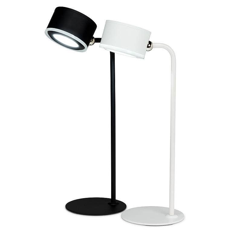 4 Piece Drum Magnet LED Lamp-3.25"D: Black