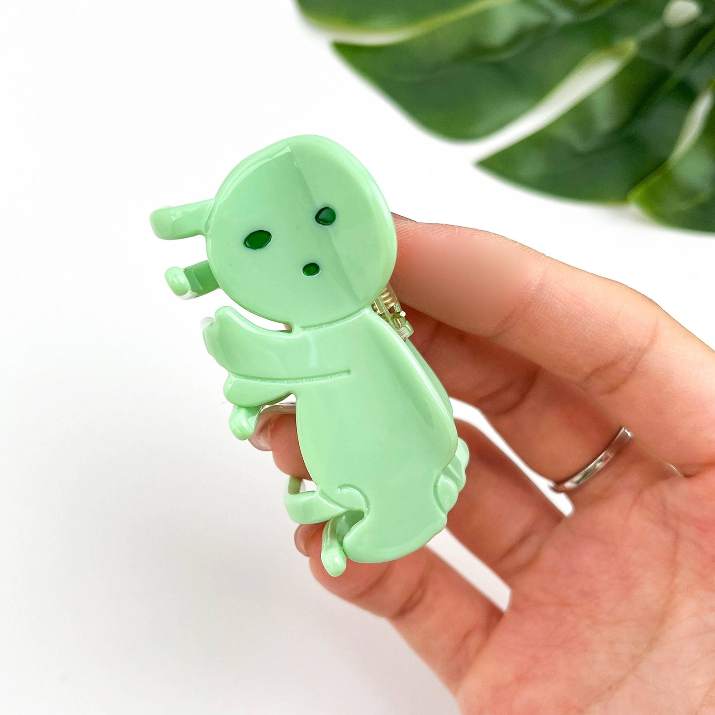 Cute Alien Hug Hair Claw Clip, Creative Hair Clips