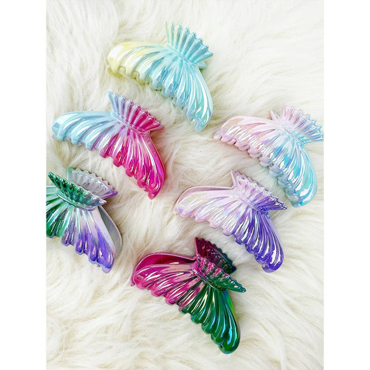 Mermaids Favorite Shell Hair Claws Clips: MIX COLOR / ONE