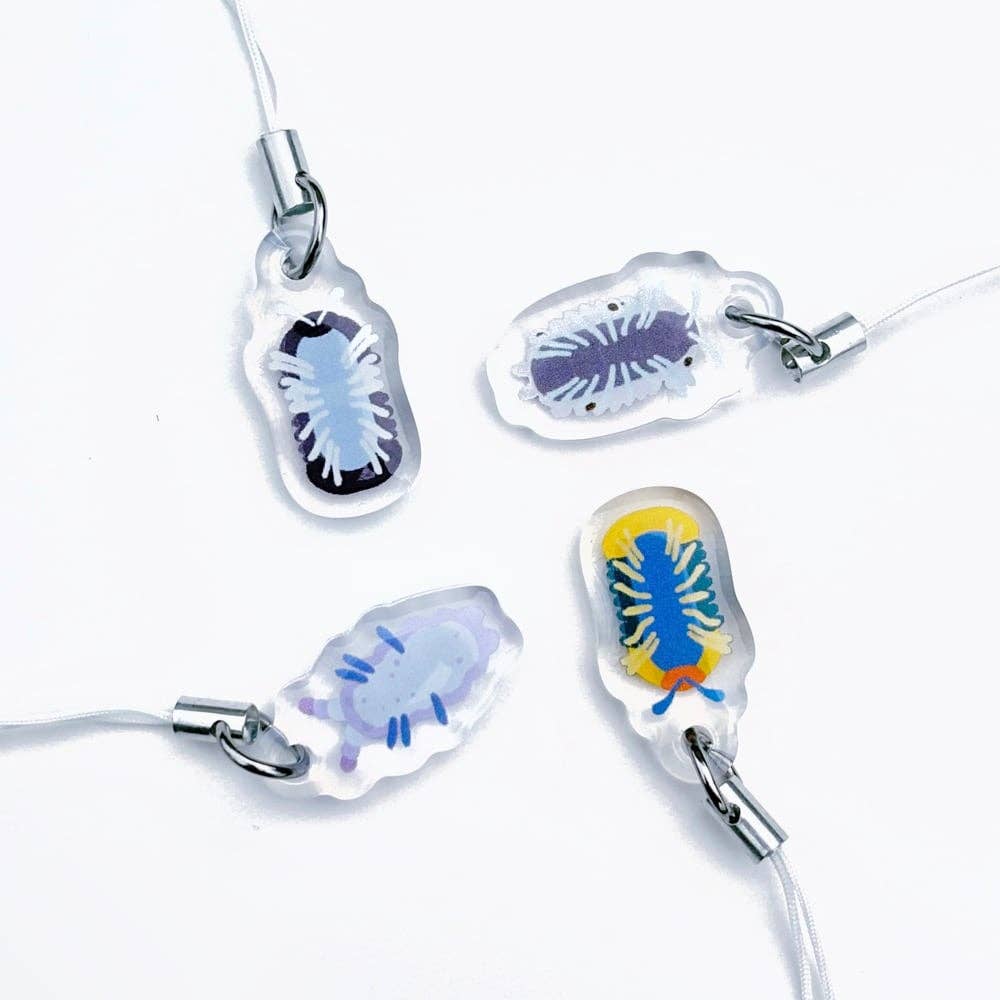 Terrarium Isopod Phone Charms