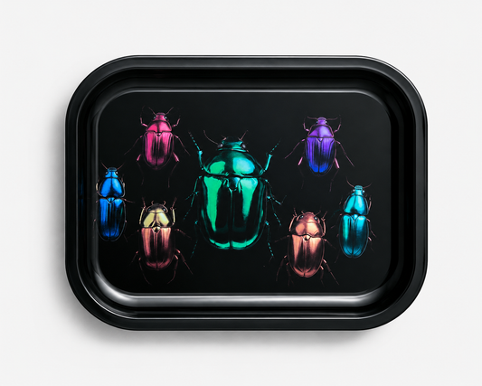 Iridescent Beetles 1 Metal Tray - MT132