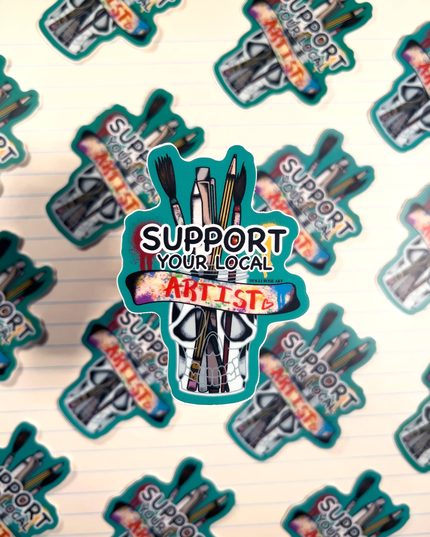 Support Your Local Artist Sticker