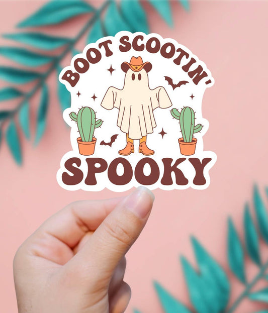Boot Scootin’ Spooky Sticker