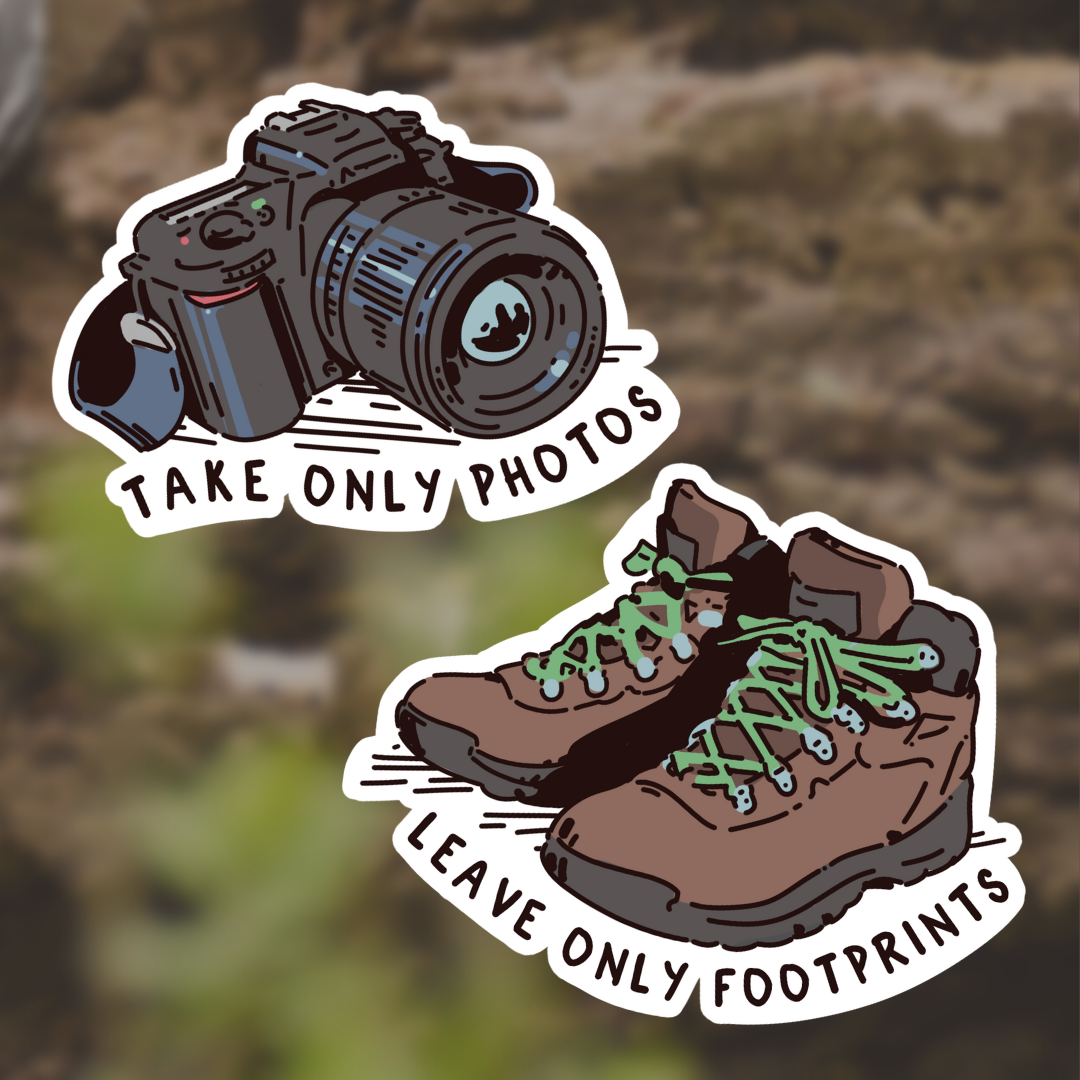 Footprints/Photos Sticker