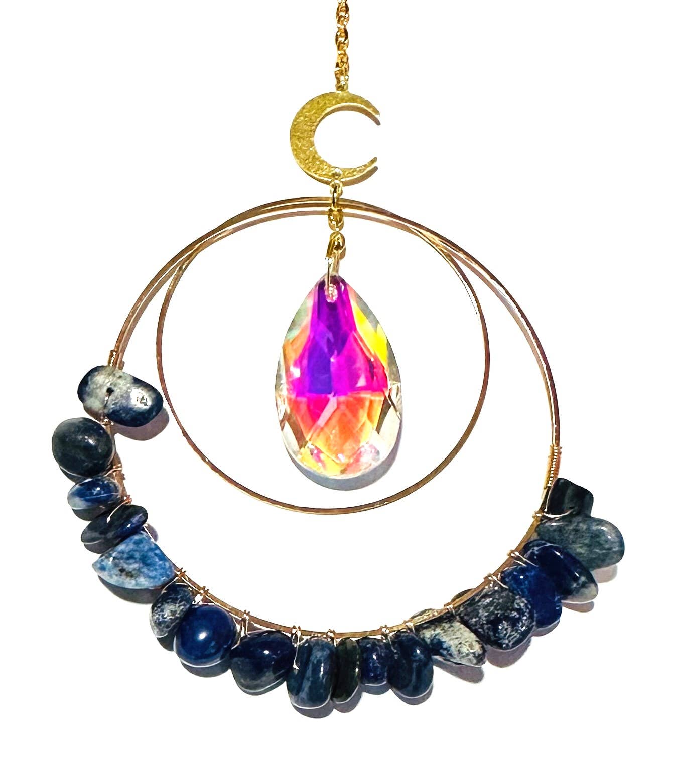 Chip Crystal Suncatcher: Amethyst