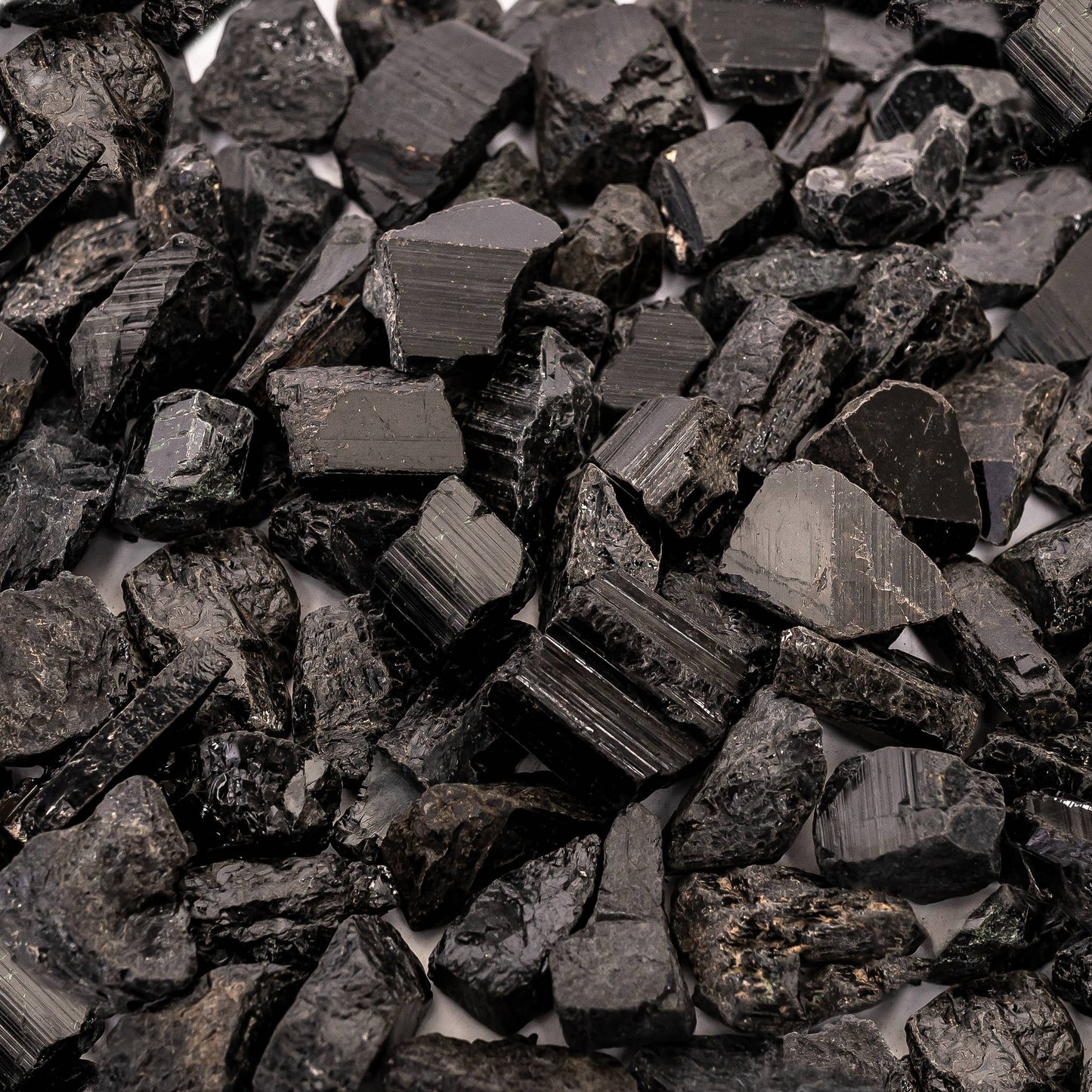 Rough Natural Black Tourmaline Crystals