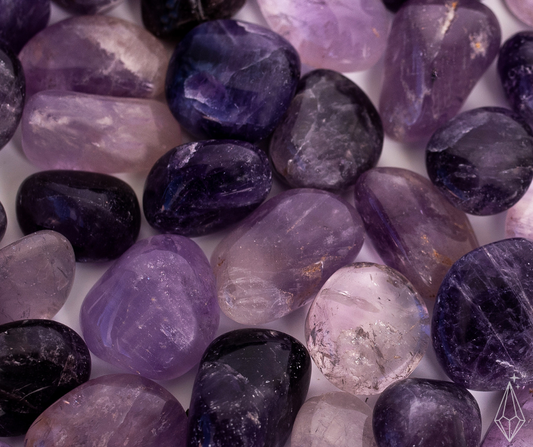 Tumbled Smooth Natural Amethyst Crystals: 1 Tumbled Amethyst