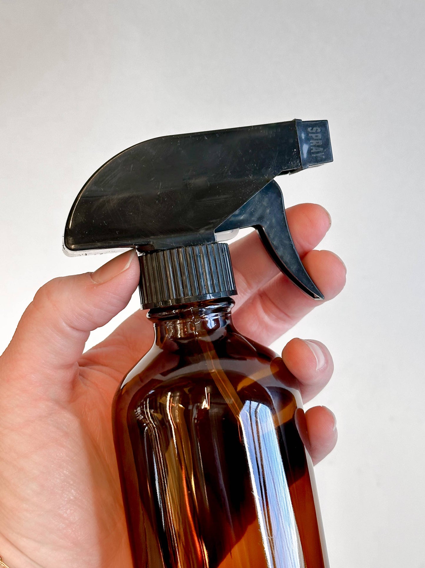 Brown Glass Spray Bottle 8 oz. Plant Sprayer and Mister