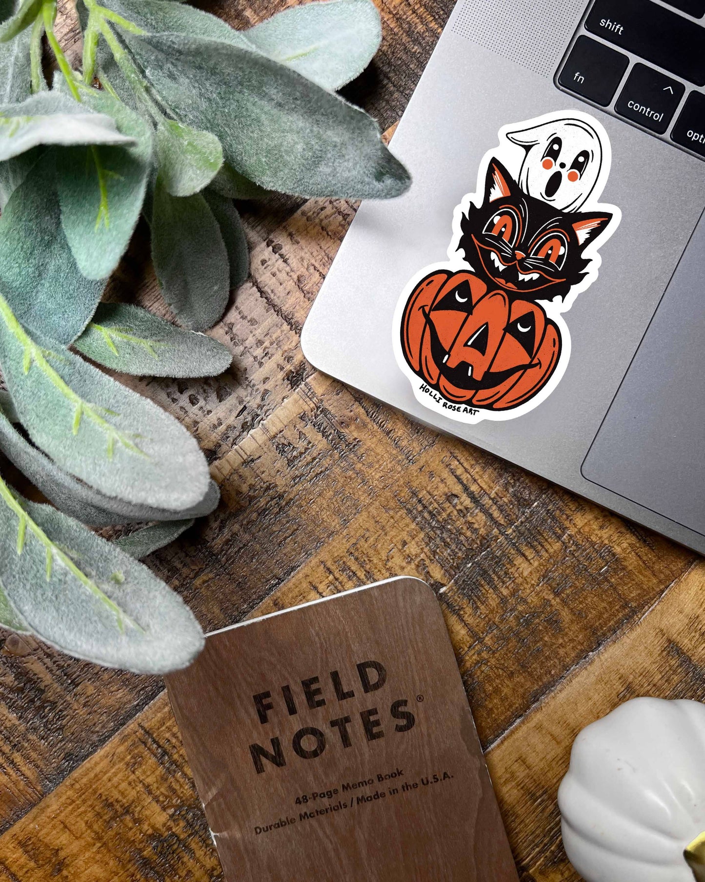 Vintage Halloween Sticker 