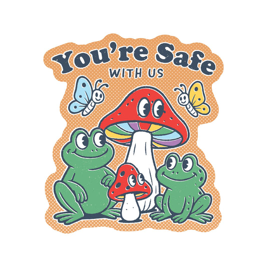 Ally LGBTQ+ Pride Safe Community High Quality Vinyl Sticker