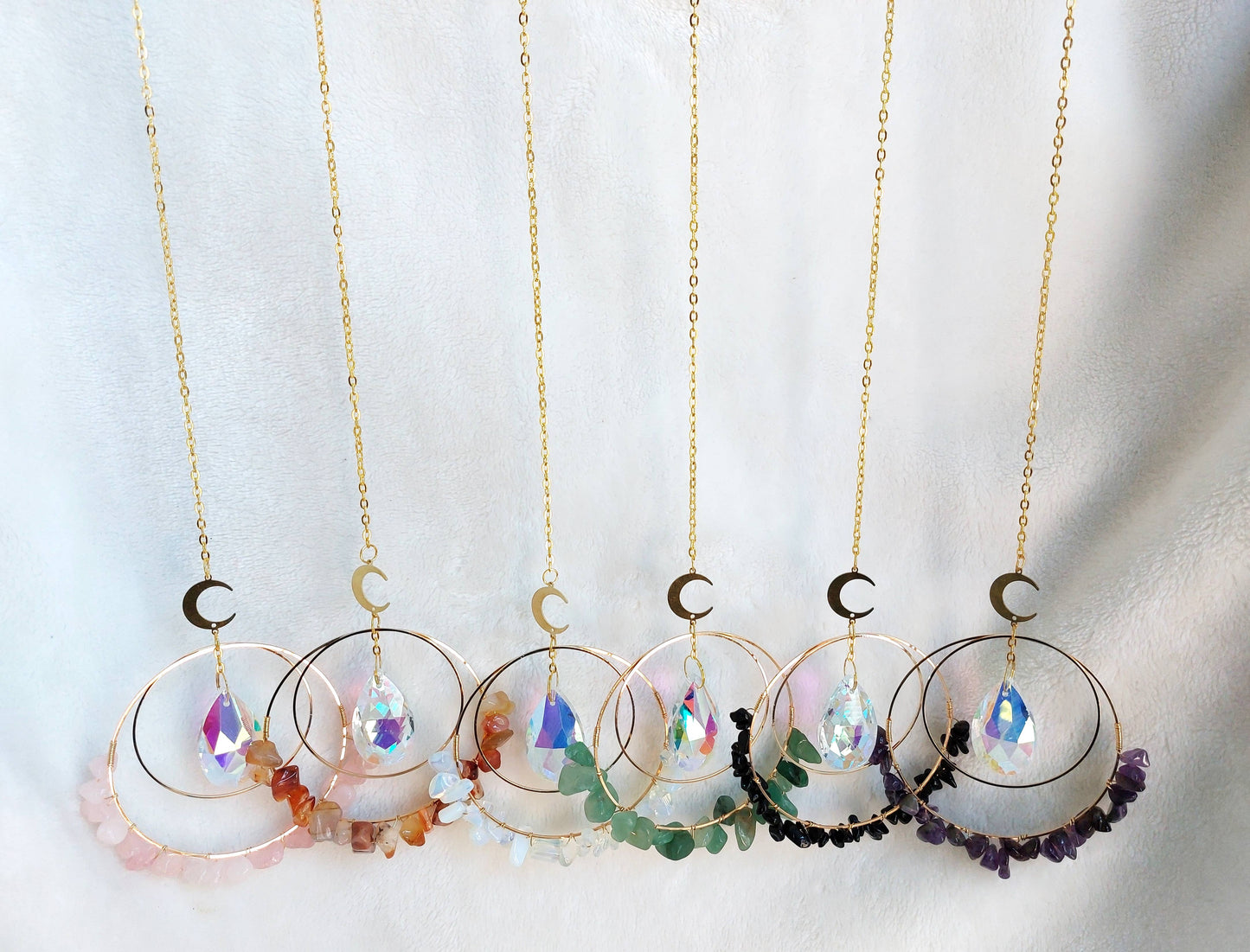 Chip Crystal Suncatcher: Amethyst