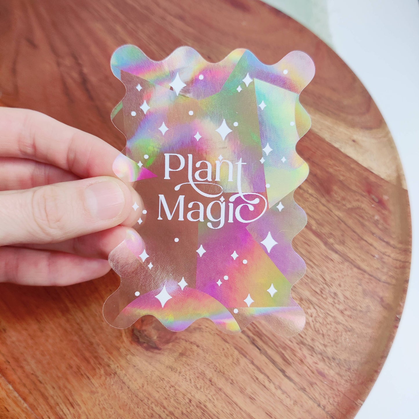 Plant Magic Suncatcher Sticker
