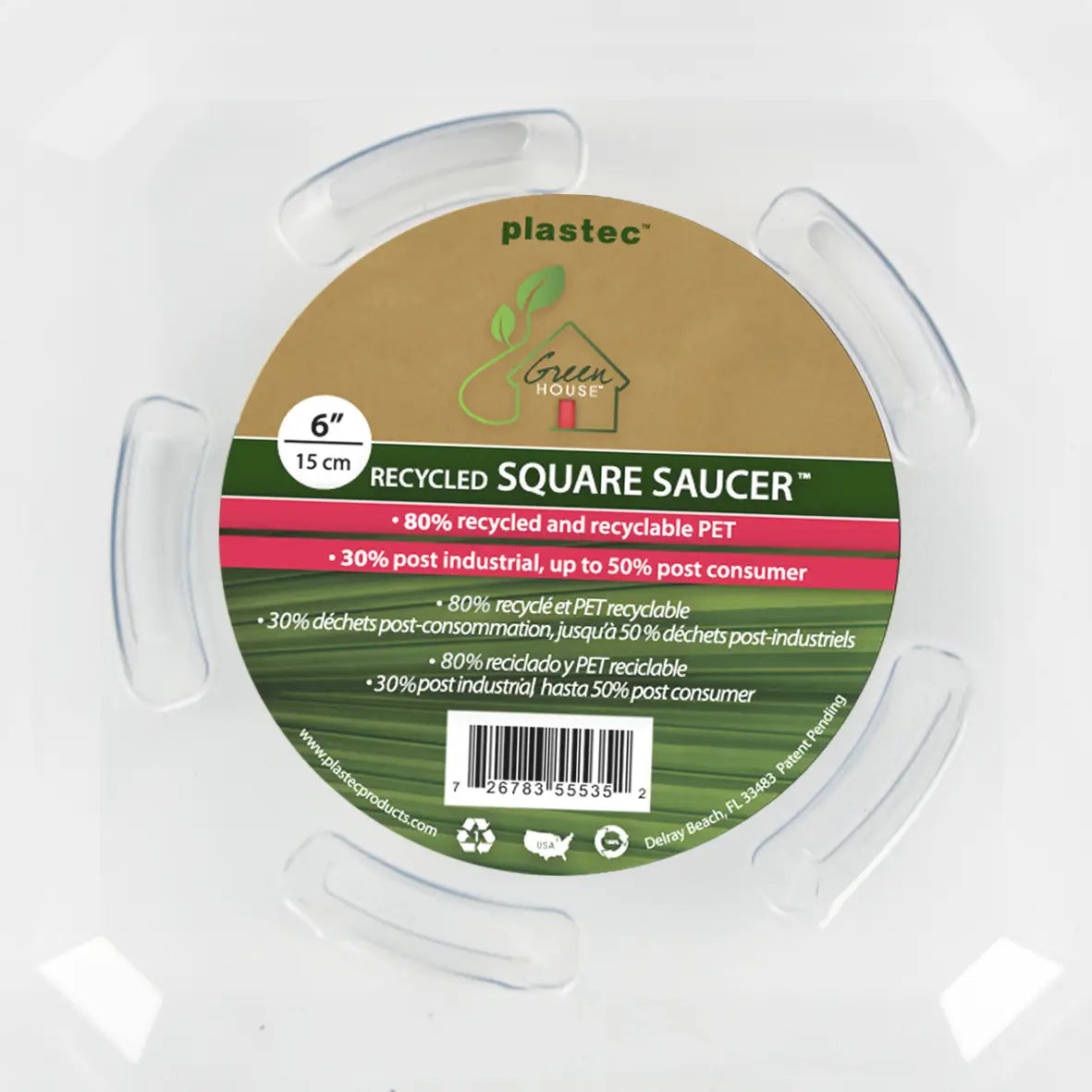 Square Saucer 6"