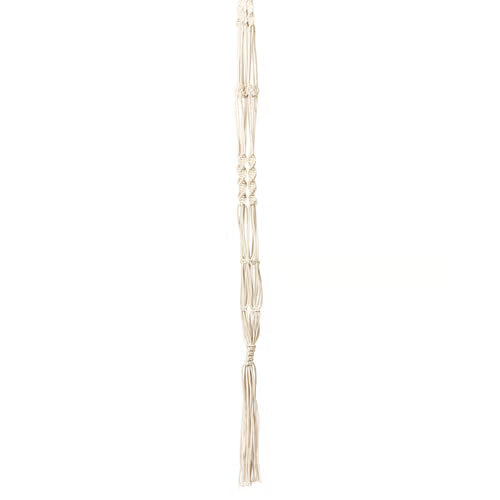 42" Cotton Woven Plant Hanger- Plain Cord